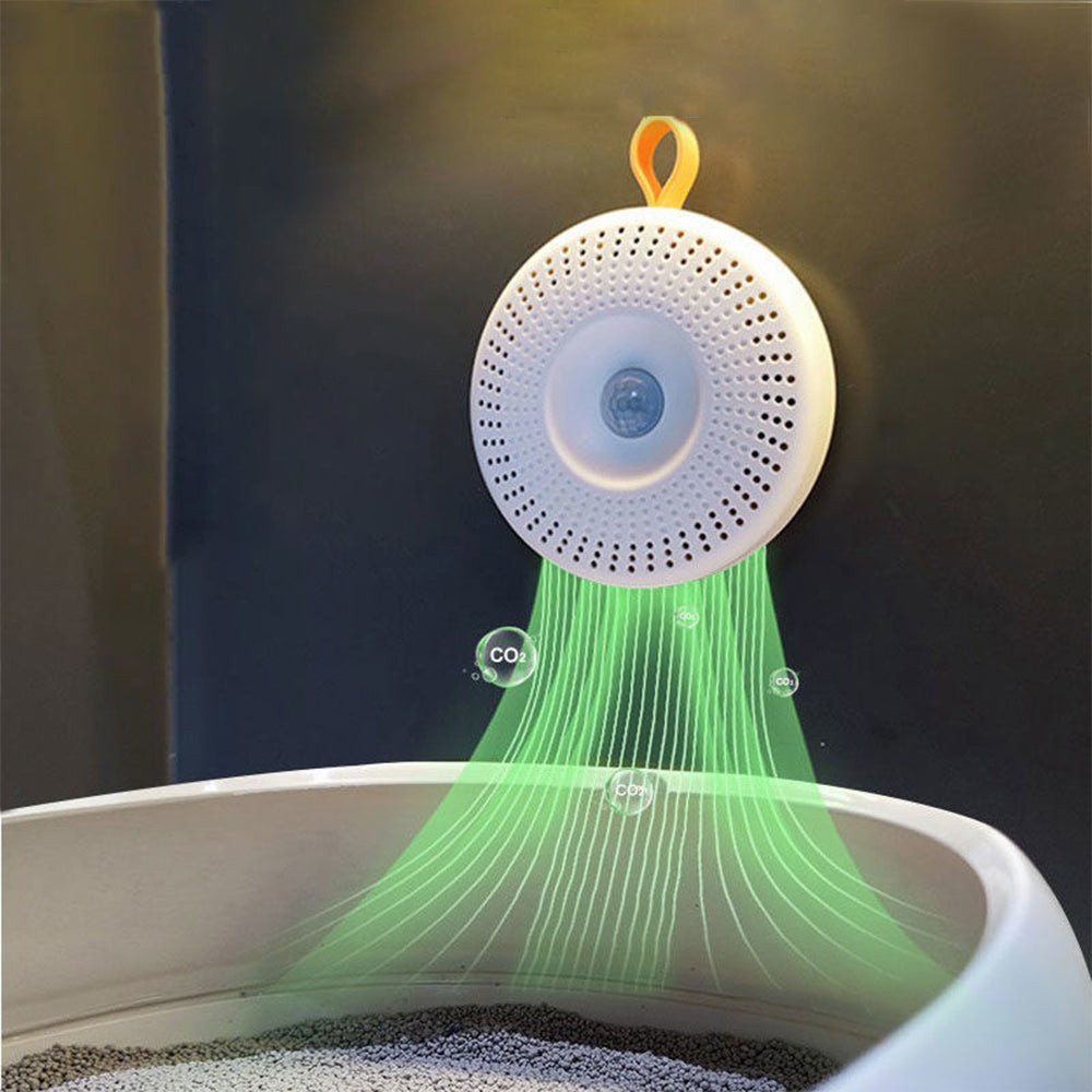 Désodorisant à Ozone Rechargeable pour Litière et Espace de Vie du Chat
