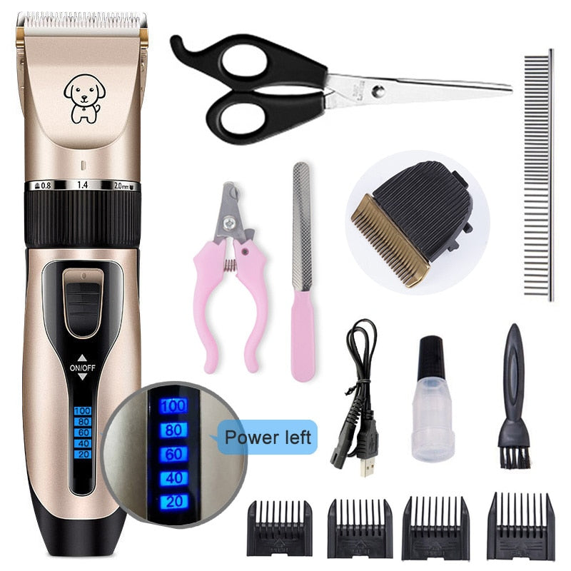 Tondeuse Professionnelle Rechargeable pour Chat