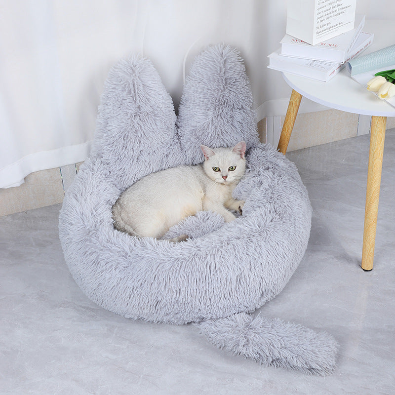 Coussin Rond Ultra Doux pour Chat