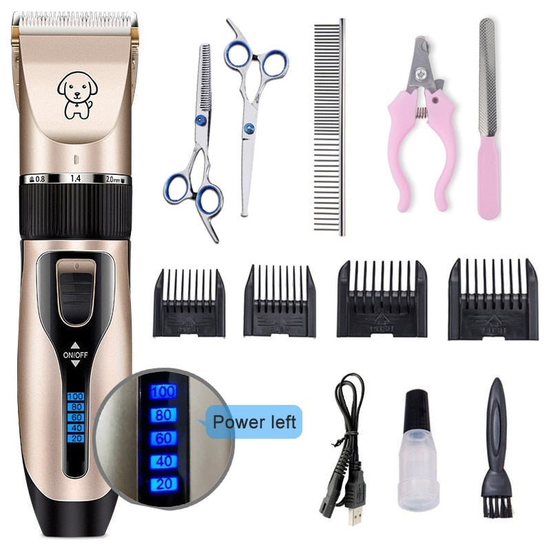 Tondeuse Professionnelle Rechargeable pour Chat