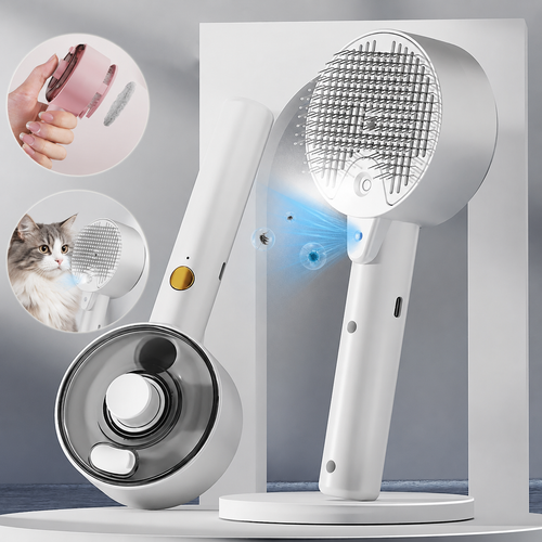 Brosse de Toilettage Vaporisante avec Stérilisation UV