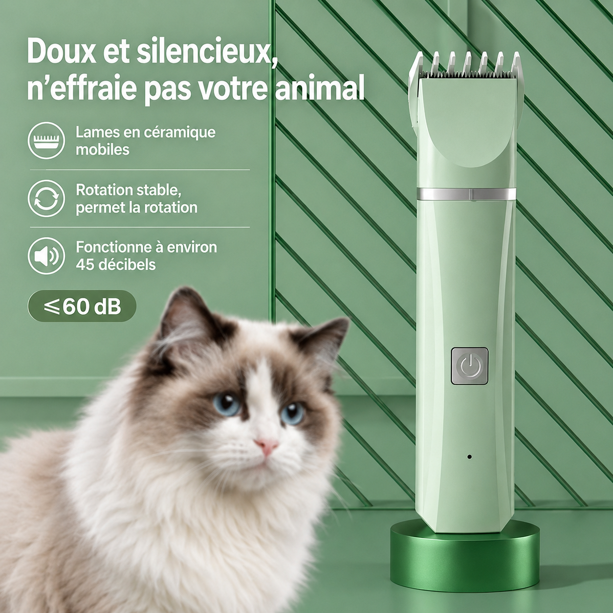 Kit de Toilettage 4-en-1 pour Chat
