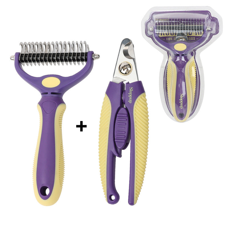 Kit de Toilettage pour Chat – Brosse Démêlante et Accessoires